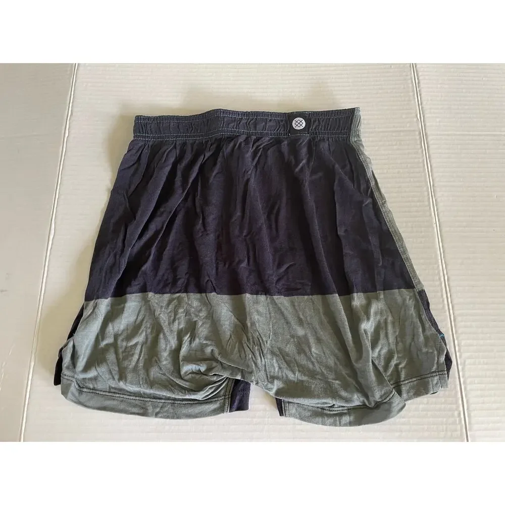 Men's Stance Mercato Blue Gray Boxer Briefs Underwear XS